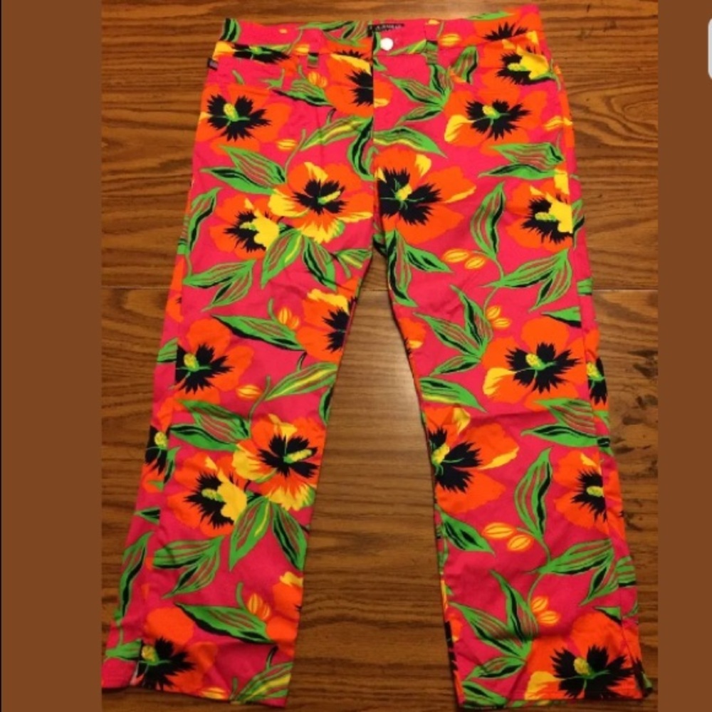 Polo Ralph Lauren Crop Capri Hawaiian Pants